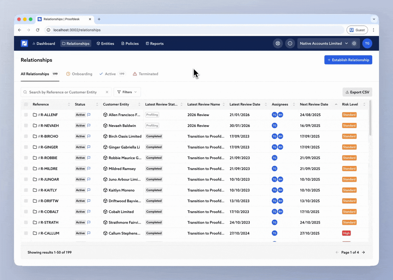 Bulk Actions Toolbar